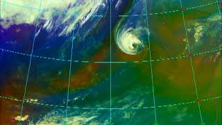 Hurricane Epsilon 2005 infrared Satellite Imagery