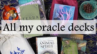 All my oracle decks | Deck collection 2023