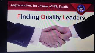 AWPL FIM by great personality Mr Vishal yadav guruji 🙏Diamond 💎 in AWPL💥 #awpl #awplfim #motivation