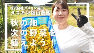 【ダスキン福山】秋の畑　次の野菜を植えよう！