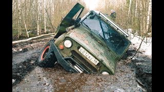 Очень жесткий маршрут.Бросили машину в лесу / off-road extreme