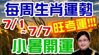 2019生肖運勢週報｜07/01-07/07｜金玲老師（有字幕）