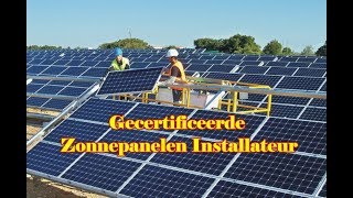 Gecertificeerde Zonnepanelen Installateur