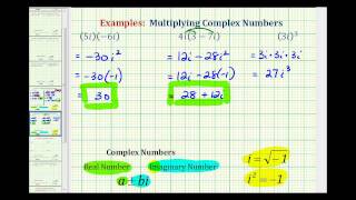 Ex 2: Multiply Complex Numbers
