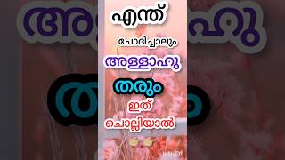 എന്ത് ചോദിച്ചാലും റബ്ബ് തരും #islamicvideo