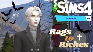 นักสู้กระเทียม แต่กระเทียมสู้กลับ🧄The Sims4 Vampires🧛🏻‍♂️Rags to Riches #1