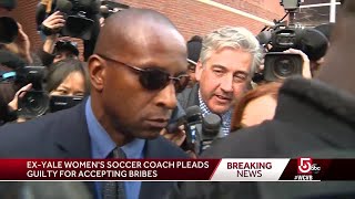 Yale ex-coach Rudy Meredith pleads guilty in bribery scandal