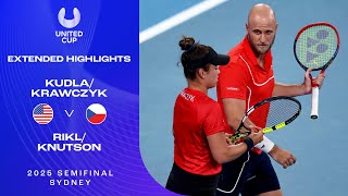 Kudla/Krawczyk v Rikl/Knutson Extended Highlights | United Cup 2025 Semifinal