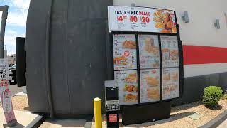 $6.49, KFC Drive Thru, Spicy Chicken Sandwich, 2757 E Main St, Mesa, Arizona, 16 July 2024, NGH13131