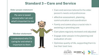 Standard 3  - Addressing Diversity and Wellness in the Strengthened Aged Care Quality Standards