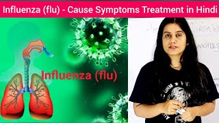 Influenza (flu) - Cause Symptoms Diagnosis Treatment Transmission In Hindi | Influenza Virus Hindi
