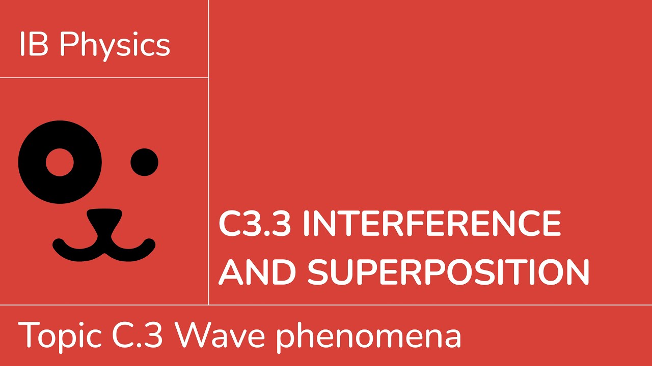C3 3 Interference And Superposition Ib Physics Sl Hl Youtube