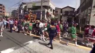 平成27年 羽田神社「羽田祭り」本社神輿全町内渡御。