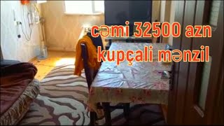 Kupçali cəmi 32500 azn 2 otaqa düzəlmə mənzil. qaz və kombi var.