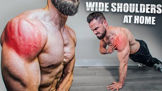 Build BIGGER Shoulders at Home | NO IRON