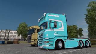 [ETS2 1.27.x] Scania  *V8 Sound* with Bodex trailer