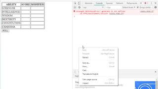 Case Study: Javascript RPG Character generator Part 1