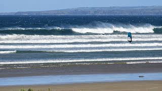 Windsurfing in the waves @ Sandy Point