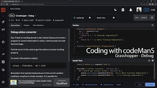 Codewars 8 kyu Grasshopper - Debug Javascript