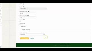 Gradebook: Adding a Grade Item