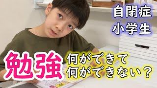 勉強、できる事できない事【自閉症小学生・重度知的障害】