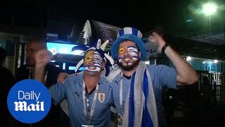 Uruguay fans elated as they beat Portugal to reach quarter-finals