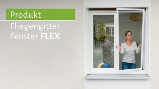 Fliegengitter Fenster FLEX – Der extra dünne Insektenschutz| insektenstop.net