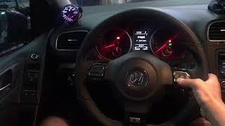 brs光研社 VOLKSWAGEN GOLF VI 安裝 R20多功能方向盤