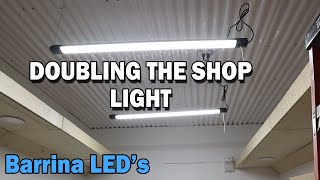 Increasing my Shop Light with the Barrina LED Shop Lights