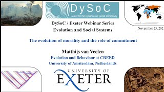 Matthijs van Veelen : The evolution of morality and the role of commitment