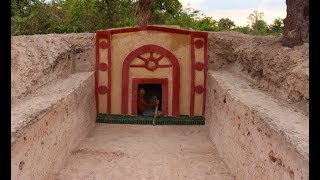 Build The Most Secret Ancient Underground Villa ( Part 1 )