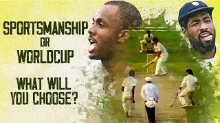 A Split second Decision that determined a Destiny | Courtney Walsh choice - World Cup 1987 |WI v PAK