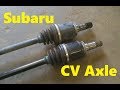 2015 Subaru Forester CV Axle Replacement