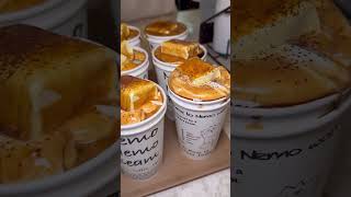 Nemo latte with Nemo ice cream. Korean restaurant food #korea #restaurant #shortsvideo