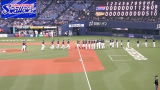 20211121　日ｼﾘ6年ぶり♪東京ヤクルトスワローズ 勝利の瞬間@京ｾﾗﾄﾞｰﾑ大阪［SMBC日本ｼﾘｰｽﾞ2021第2戦］3塁側内野下段