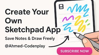 CODE & DRAW! Build Your Own Interactive Sketchpad App (HTML, CSS, JavaScript Project