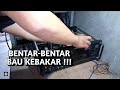 AMPLIFIER SERING BAU TERBAKAR