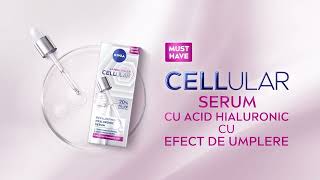 Reinventează-ți rutina de îngrijire cu serumul NIVEA Cellular Expert Filler, cu Acid Hialuronic!