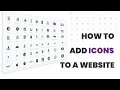 Learn How To Add Icons in a website - Hamburger Button | step-by-step Tutorial