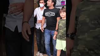 Gauri Khan Gets Angry On Abram Khan In Front Of Media #abramkhan #shorts #bollywood