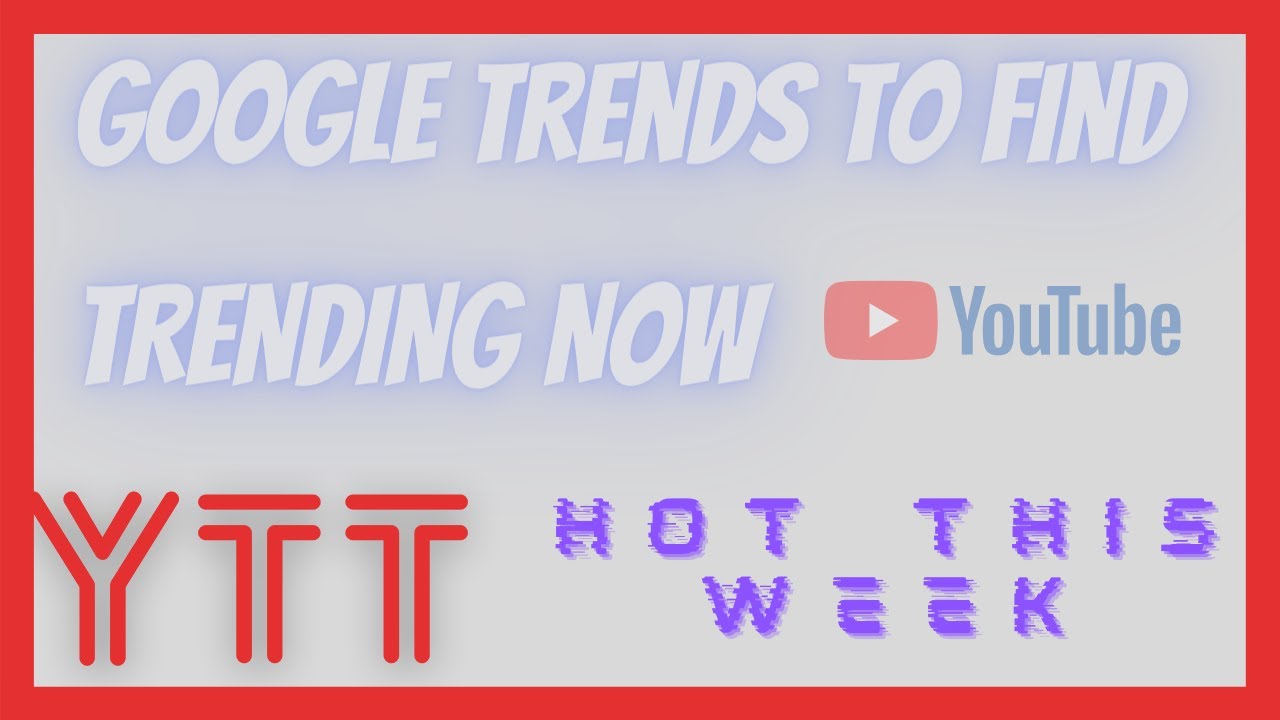 Trending Now YouTube - Hot This Week : 29 Aug 2020 (Google Trends 2020 ...