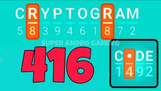 CRYPTOGRAM 416
