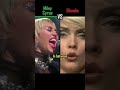 MILEY CYRUS vs BLONDIE - Heart Of Glass (2) - #shorts #versus #music