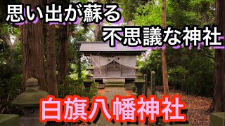 【不思議神社】会津坂下町　白旗八幡神社　懐かしさが込み上げる不思議な神社　会津