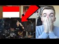 First Time Reacting to OKI FADHLAN - DeadSquad (Anatomi Dosa) Drum Cover | REACTION!