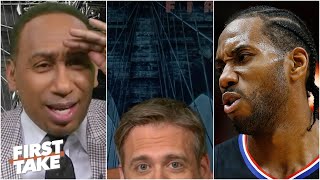 Max hides after his Kawhi-LeBron take & Stephen A. flips out | First Take