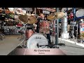 ludwig classic maple 3pc drum kit in hybrid copper sparkle