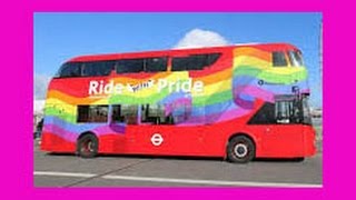 London's Gay Bus. Ride with Pride!