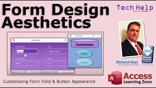 Form Design Aesthetics in Microsoft Access - How to Make Professional Looking Forms