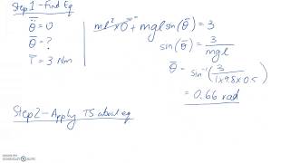 Example: Linearisation #1